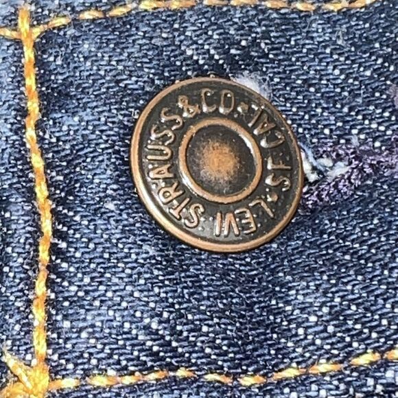 Vintage Levi's from the 1970s/1980s White Tag/ Two Horse Patch 30" - Picture 13 of 16